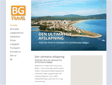 Tablet Screenshot of bgtravel.dk